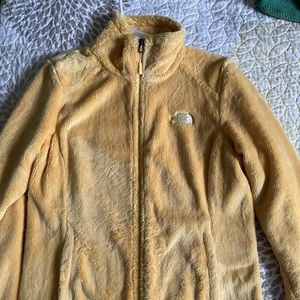 Womens S North Face Yellow Zipup